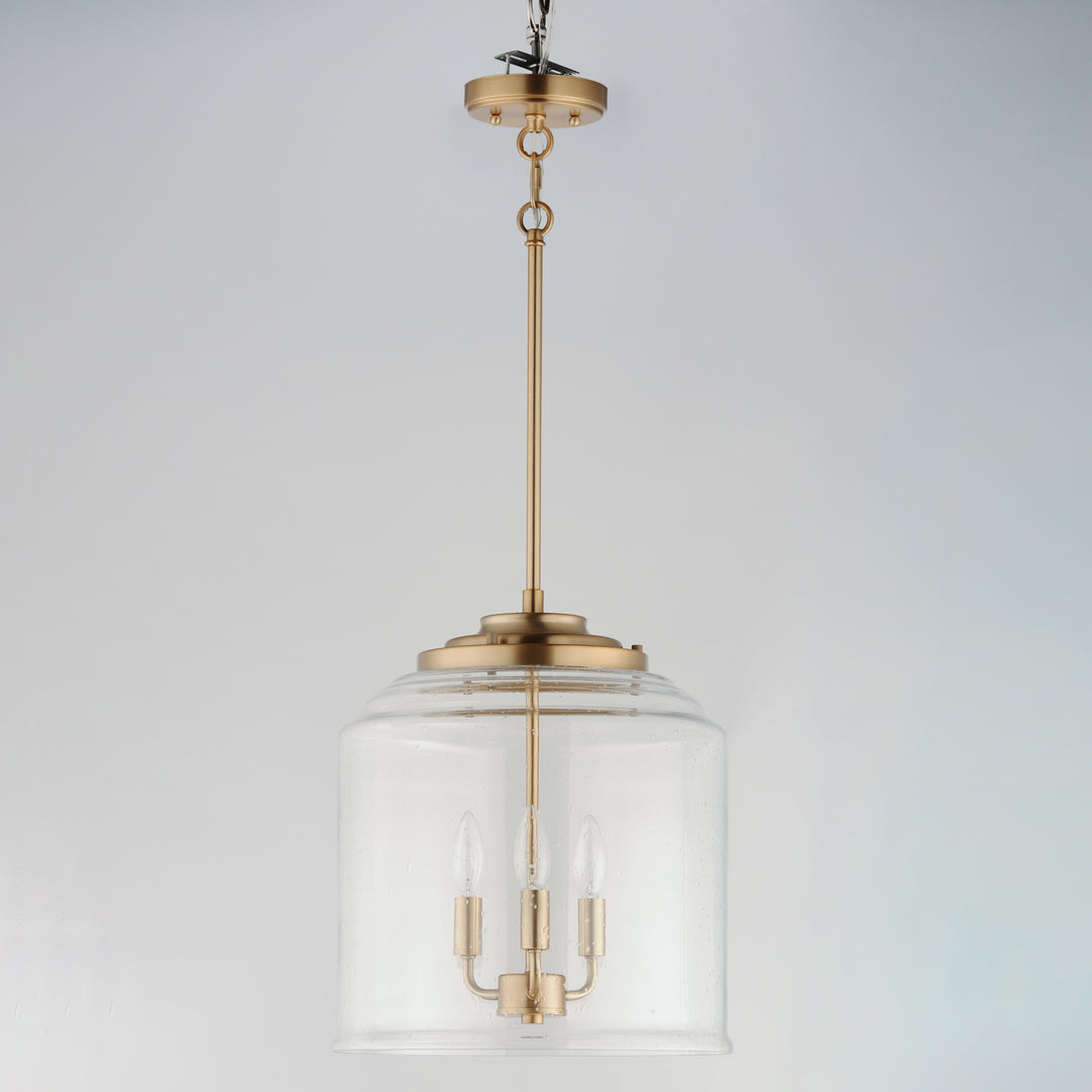 Acadia 3-Light Pendant Heritage Brass alternate view