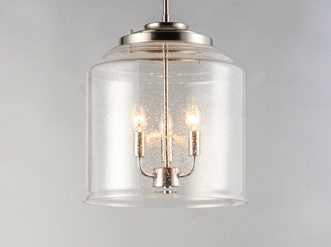 Acadia 3-Light Pendant Satin Nickel alternate view
