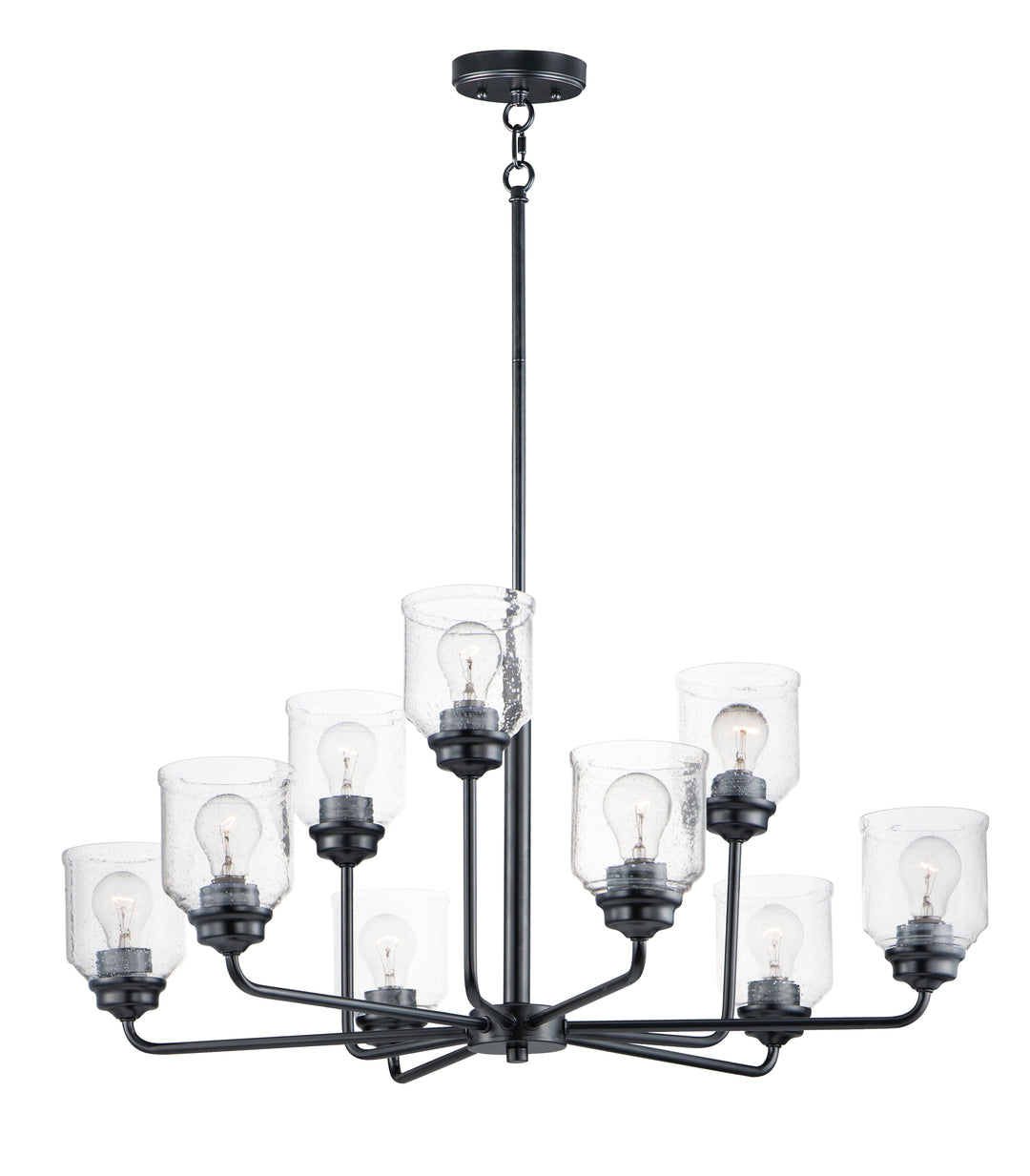 Acadia Chandelier Black