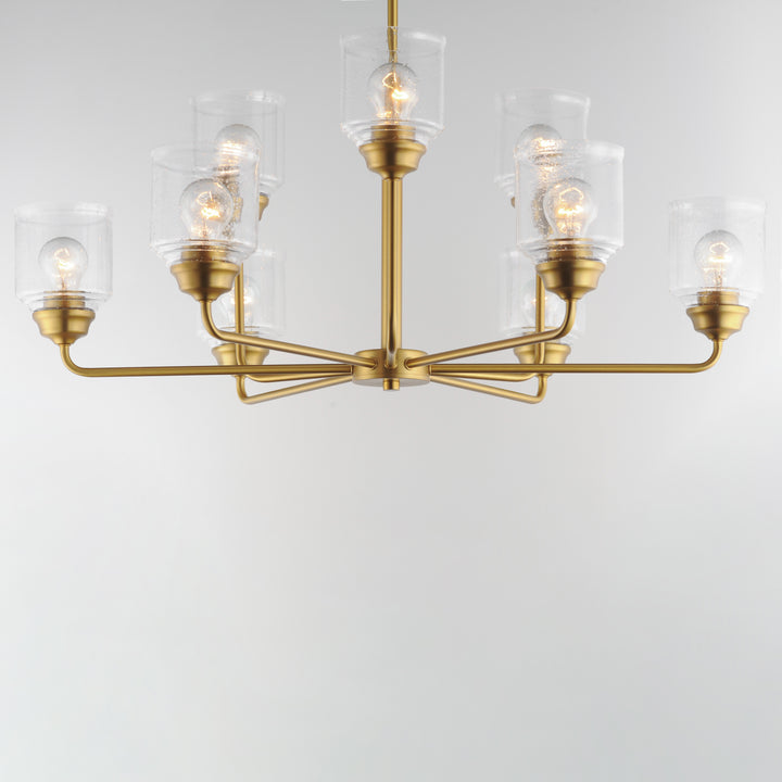 Acadia Chandelier Natural Aged Brass alternate view