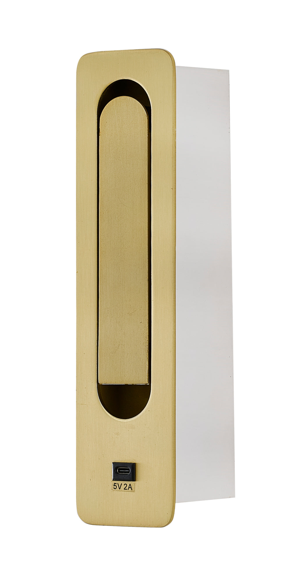 Satin Brass Wall Sconce (BTG104) by Bethel - view 2