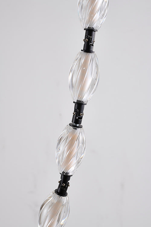 Clear Crystal Ball Chandelier by Bethel - view 2