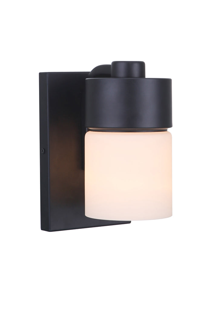 District Wall Sconce in Flat Black by Craftmade