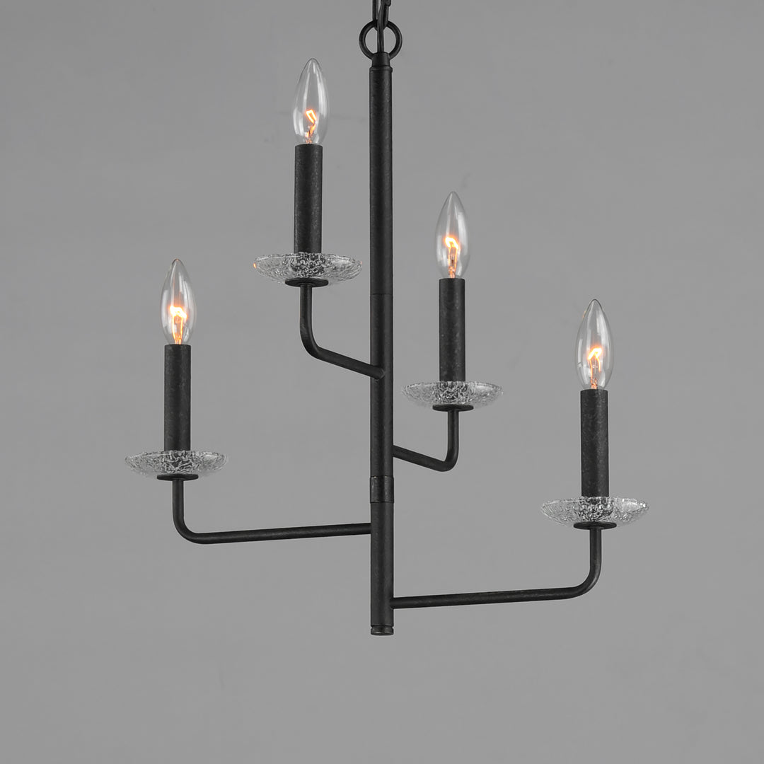 Madeira 4-Light Chandelier Anthracite alternate view