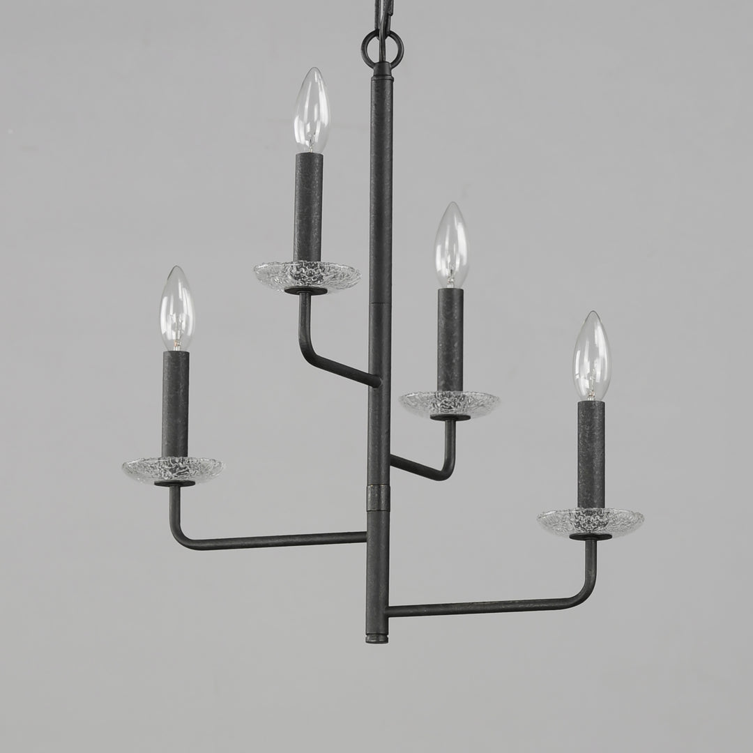 Madeira 4-Light Chandelier Anthracite alternate view