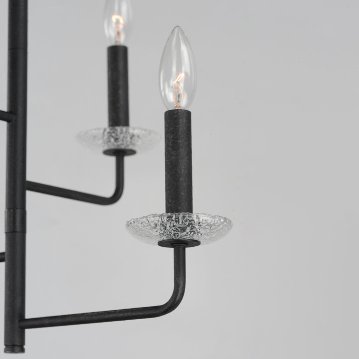 Madeira 4-Light Chandelier Anthracite alternate view