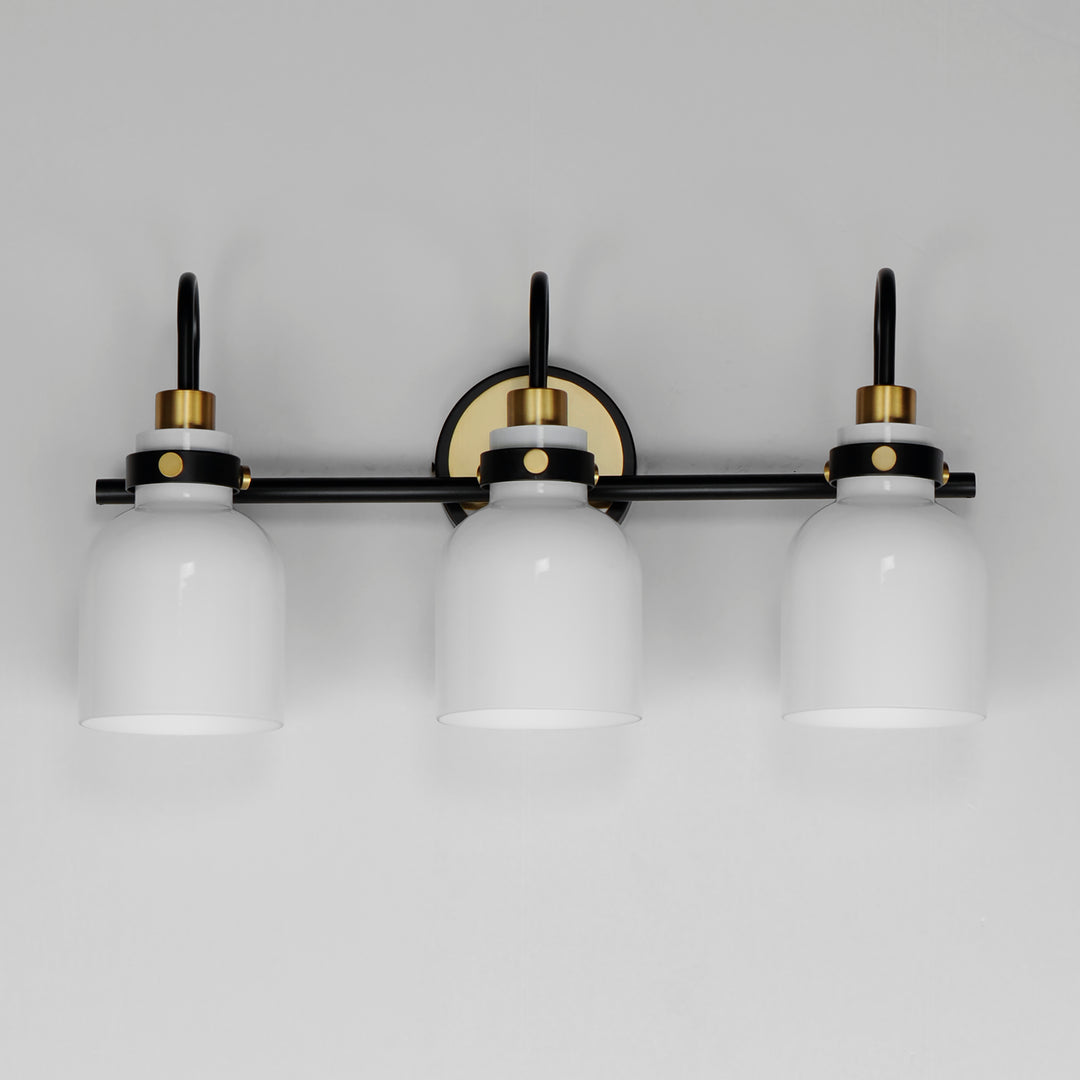 Milk Bath Vanity White / Black / Satin Brass alternate view