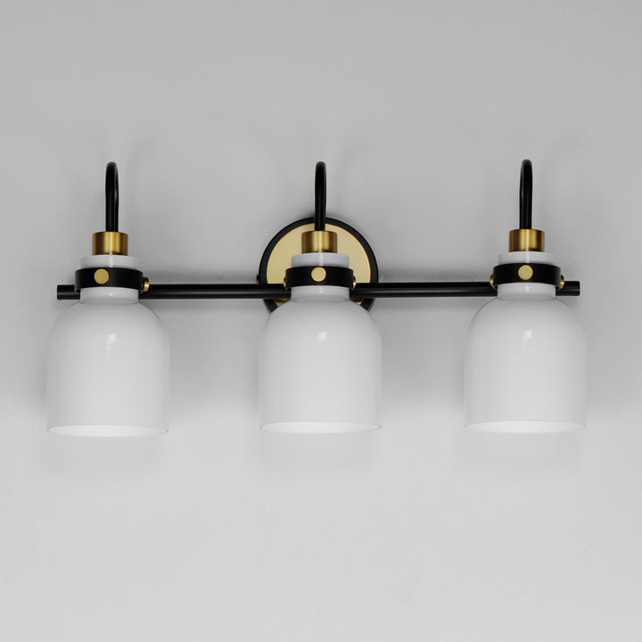 Milk Bath Vanity White / Black / Satin Brass alternate view