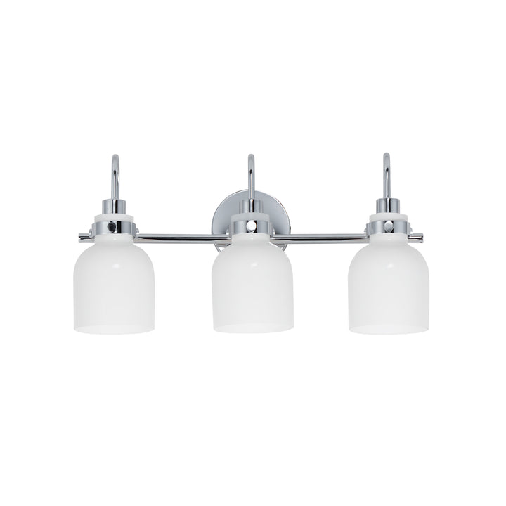 Milk Bath Vanity White / Polished Chrome