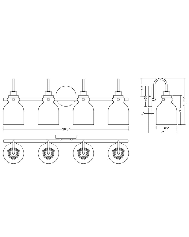 Milk Bath Vanity dimensions diagram