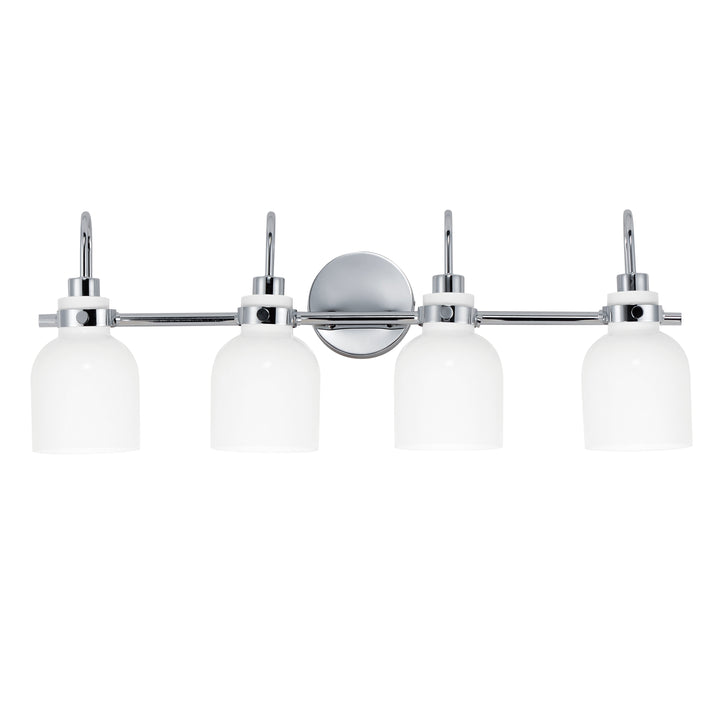 Milk Bath Vanity White / Polished Chrome