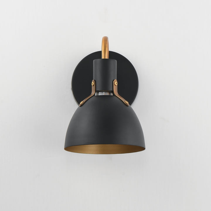 Dusk Wall Sconce Black / Antique Brass alternate view