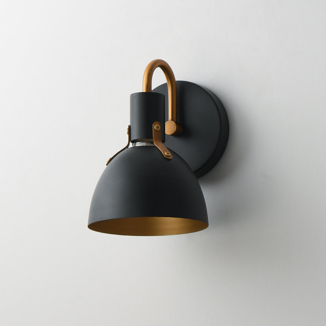 Dusk Wall Sconce Black / Antique Brass alternate view