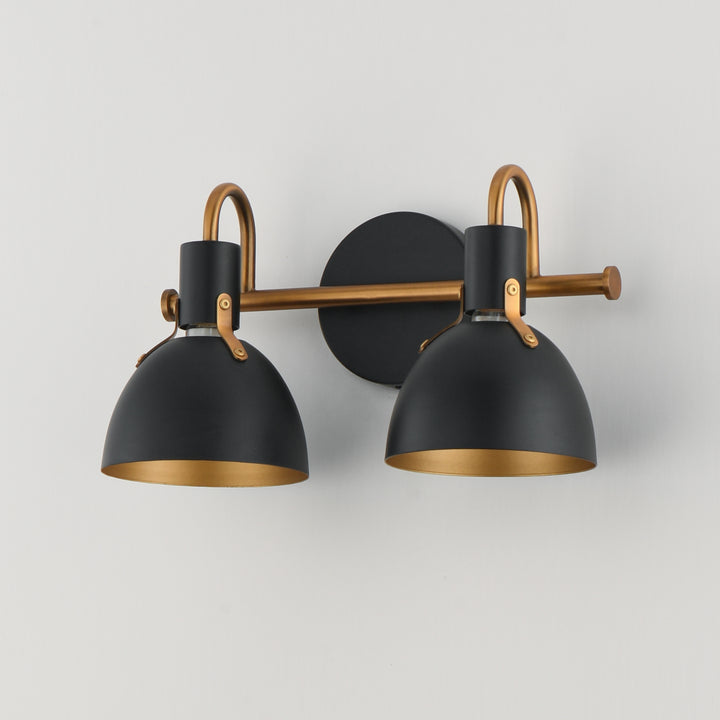Dusk Wall Sconce Black / Antique Brass alternate view