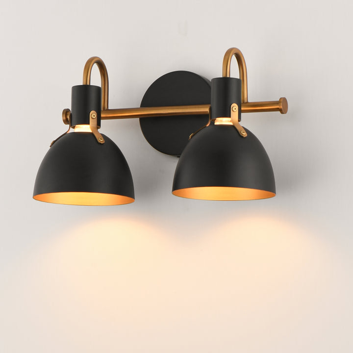 Dusk Wall Sconce Black / Antique Brass alternate view