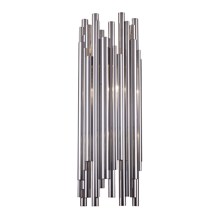 Stainless Steel Wall Sconce in Shiny Nickel by Bethel