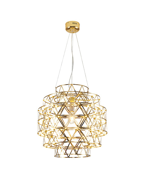 Five Tier Chandelier with Hardware &amp; Fixed LED Star Light