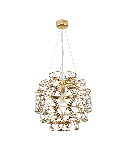Five Tier Chandelier with Hardware &amp; Fixed LED Star Light