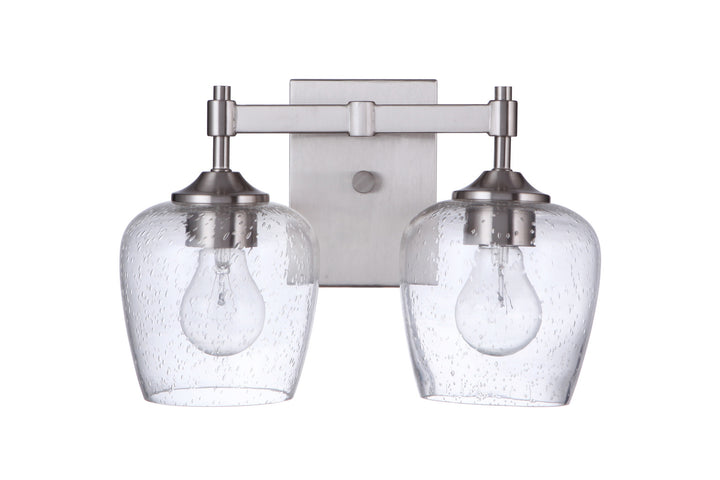 Stellen Vanity Light in Brushed Polished Nickel by Craftmade