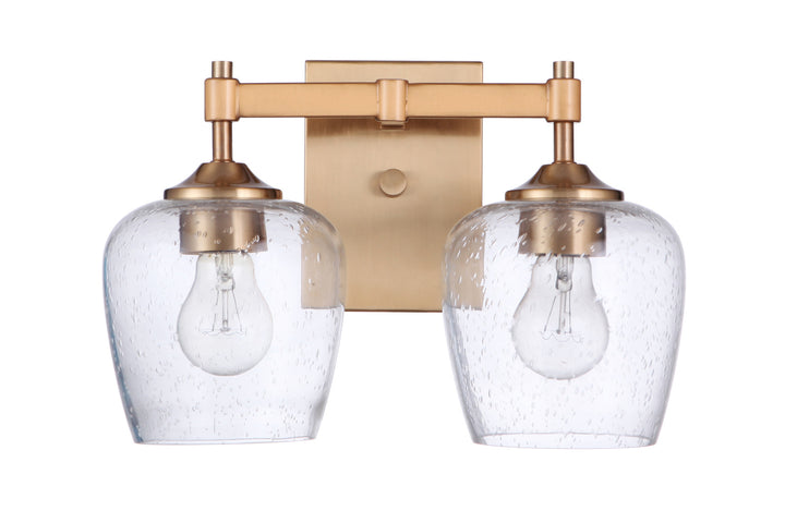 Stellen Vanity Light in Satin Brass by Craftmade