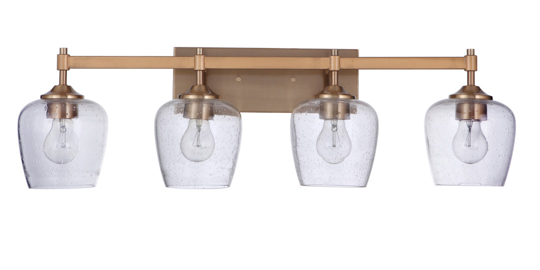 Stellen Vanity Light in Satin Brass by Craftmade