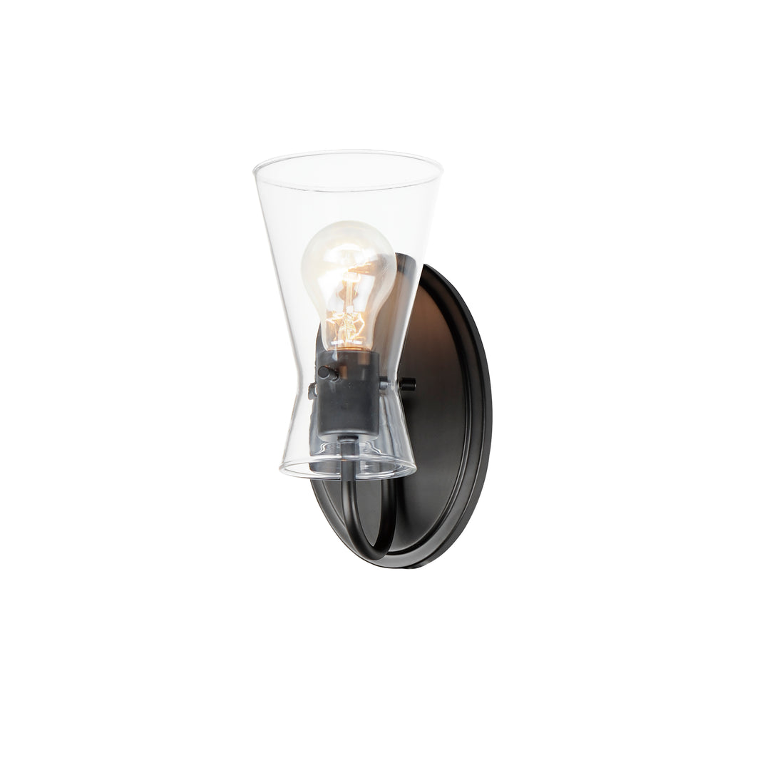 Ava 1-Light Wall Sconce Black