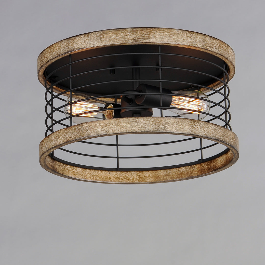 Homestead 15" Semi Flush Mount Driftwood / Black alternate view