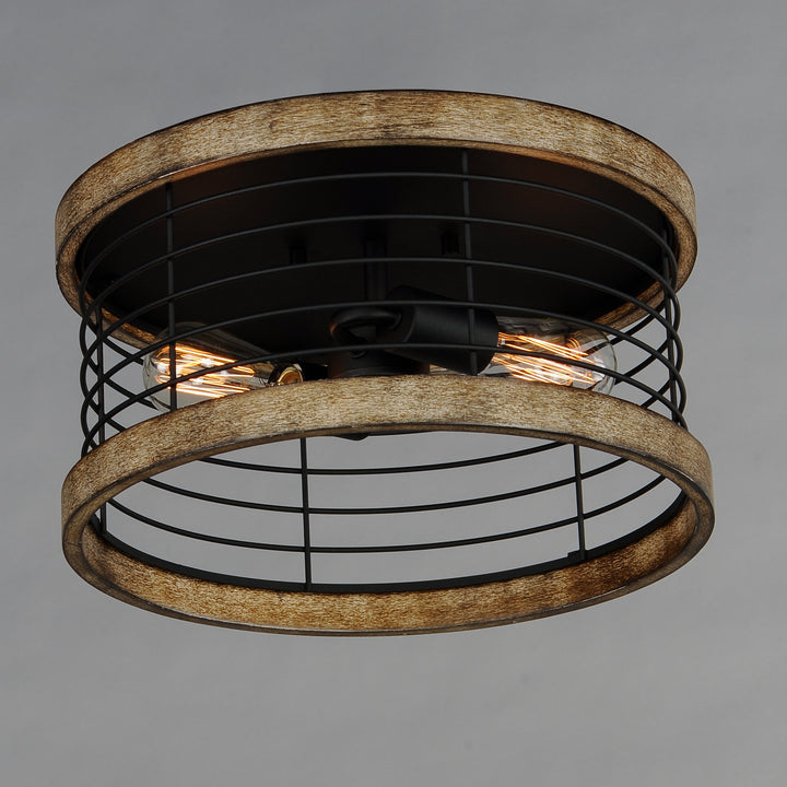 Homestead 15" Semi Flush Mount Driftwood / Black alternate view
