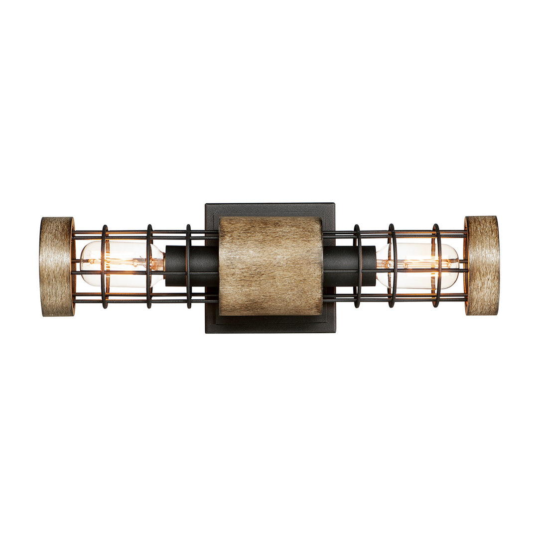 Homestead 18" 2-Light Wall Sconce Driftwood / Black