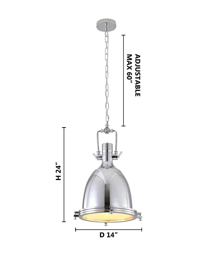Chrome Glass Table Lamp by Bethel - view 4
