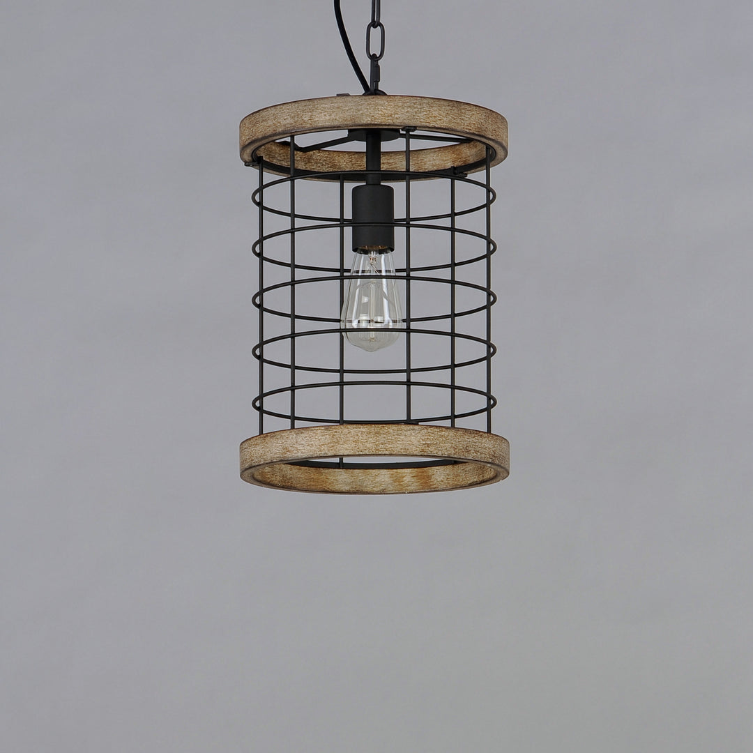 Homestead 10" Single Pendant Driftwood / Black alternate view