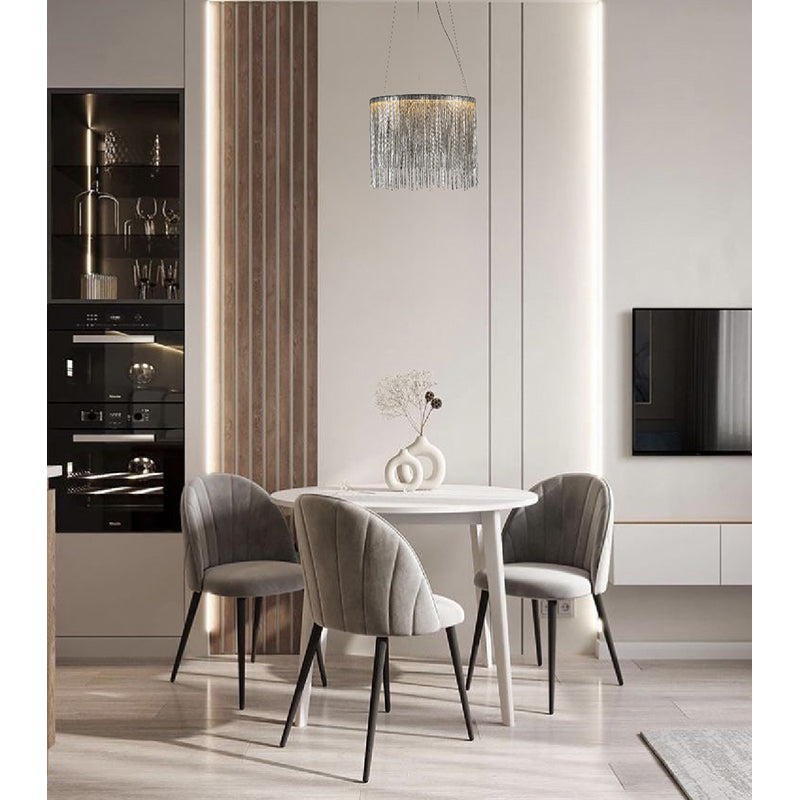 Chrome Chandelier by Bethel - view 4
