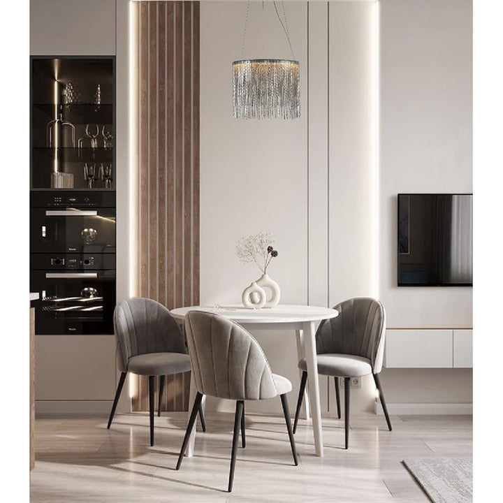 Chrome Chandelier by Bethel - view 4