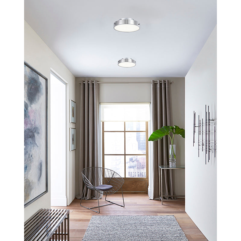 Frame LED Flush Mount with Clear Acrylic Beaded Diffuser by Bethel - view 13