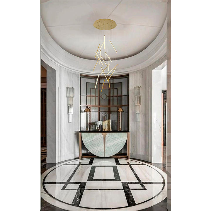 Brass Chandelier (LTY01) by Bethel - view 6