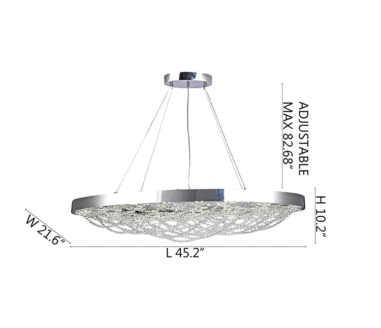 Crystal Chandelier (ZL27) by Bethel - view 3