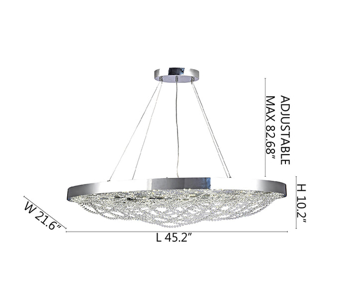 Crystal Chandelier (ZL27) by Bethel - view 3