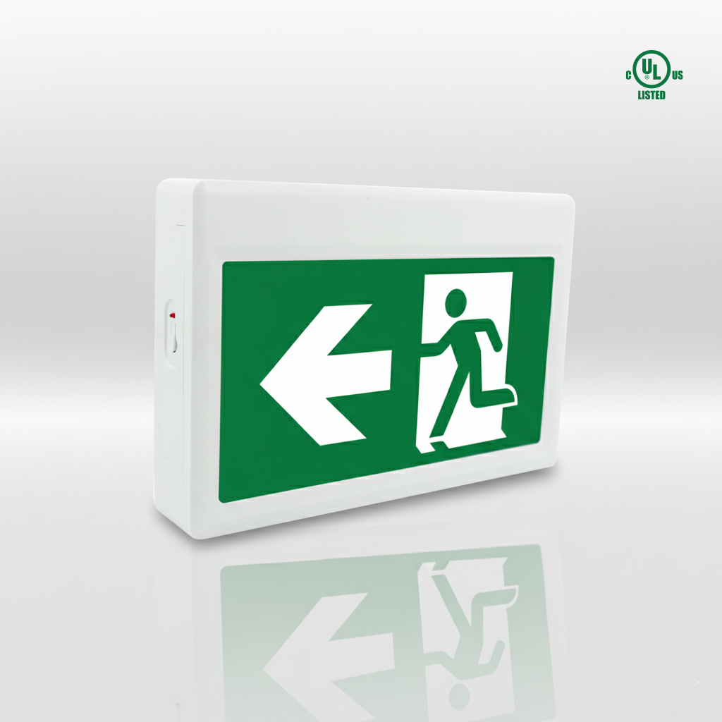 LED Running Man Exit Sign with Battery Backup - OE-126