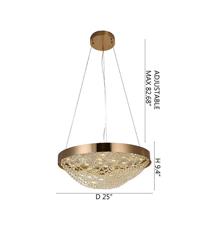 Crystal Chandelier (ZL26) by Bethel - view 10