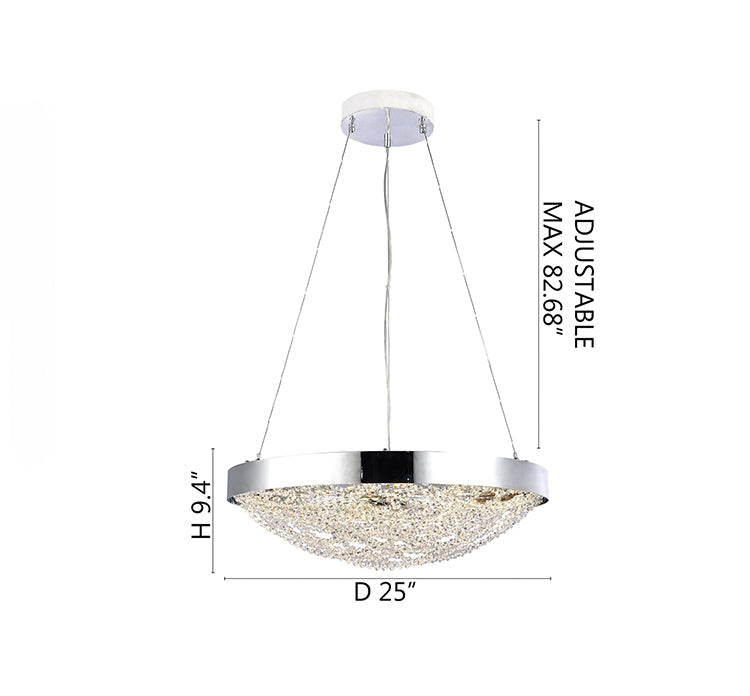 Crystal Chandelier (ZL26) by Bethel - view 4