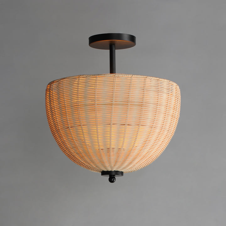 Maldives 2-Light Semi Flush/Pendant NABK alternate view