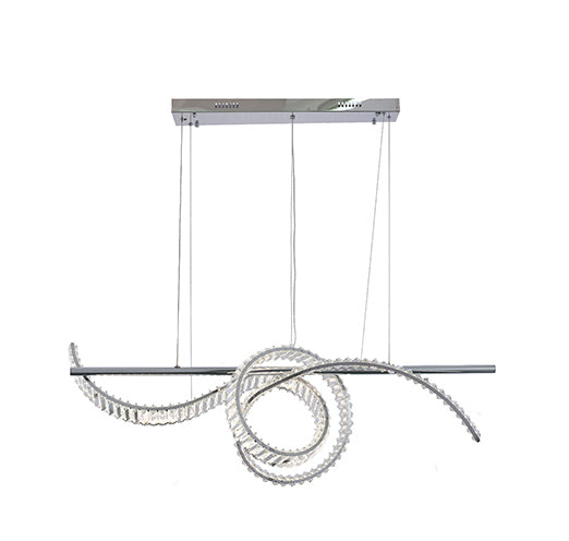 Crystal Chandelier (GL452) in Chrome by Bethel