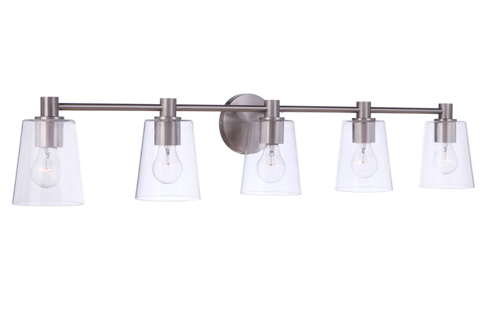 Emilio Vanity Light in Brushed Polished Nickel by Craftmade