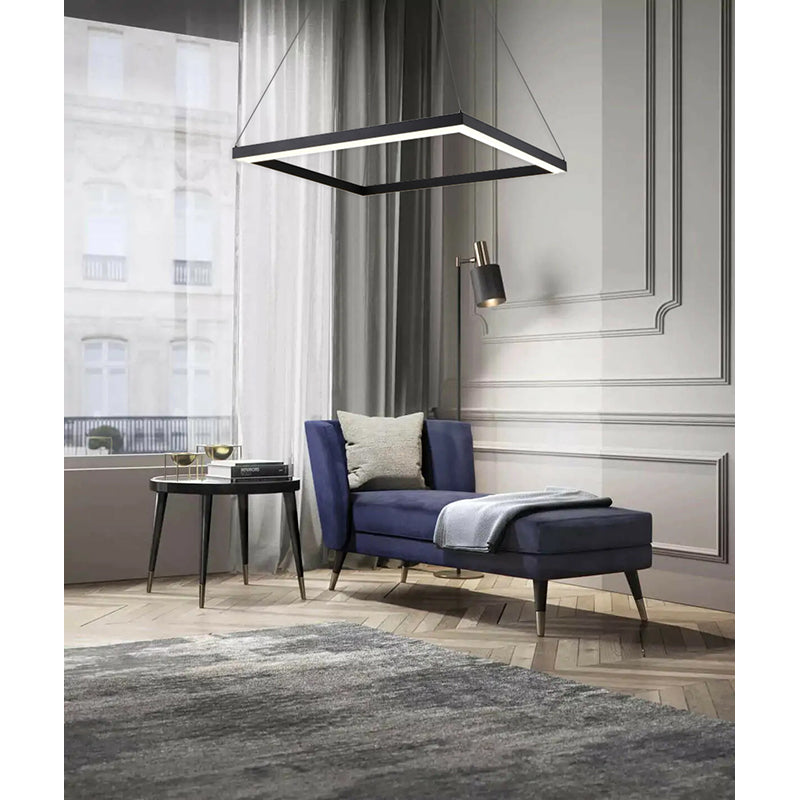 Framed LED Chandelier with Acrylic Diffuser by Bethel - view 13