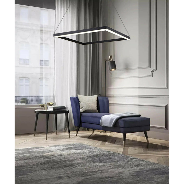 Framed LED Chandelier with Acrylic Diffuser by Bethel - view 13