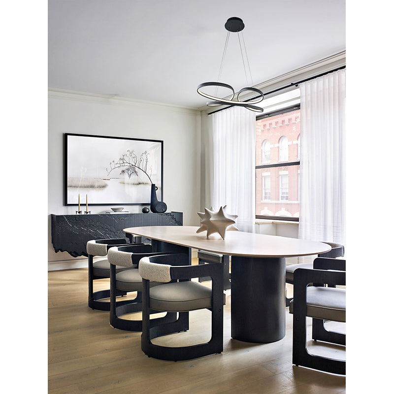 Satin Coffee Aluminum Clustered LED Light with White Acrylic Diffuser by Bethel - view 7