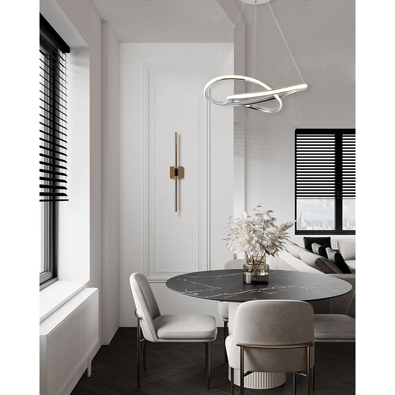 Aluminium Frame Chandelier with Acrylic Diffuser by Bethel - view 8