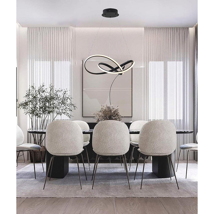 Aluminium Frame Chandelier with Acrylic Diffuser by Bethel - view 26