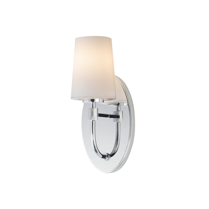 Durham Sconce White / Polished Chrome