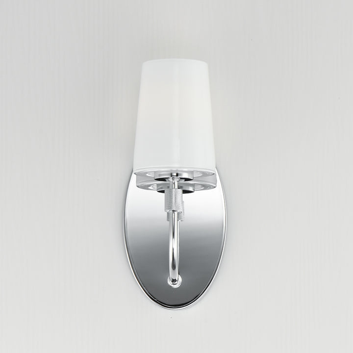 Durham Sconce White / Polished Chrome alternate view